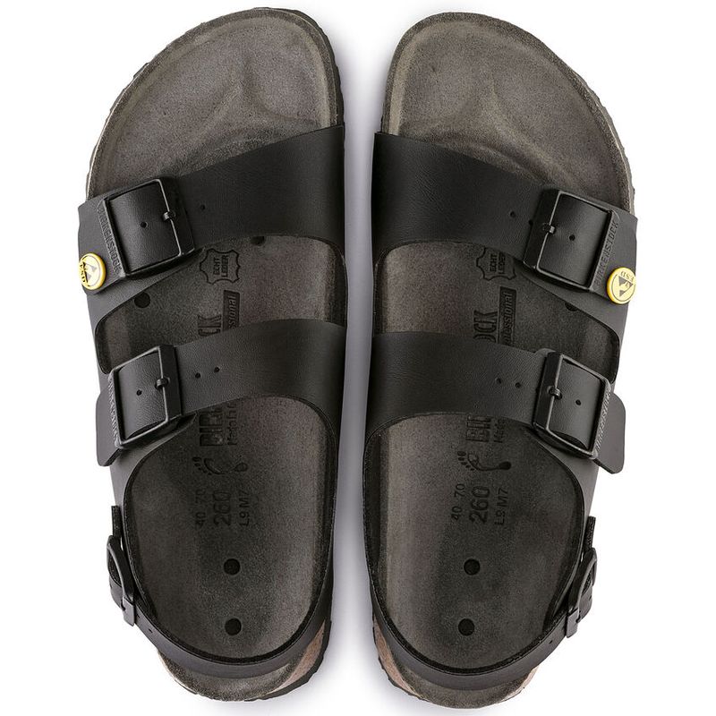 Birkenstock Milano ESD BF svart pro smal