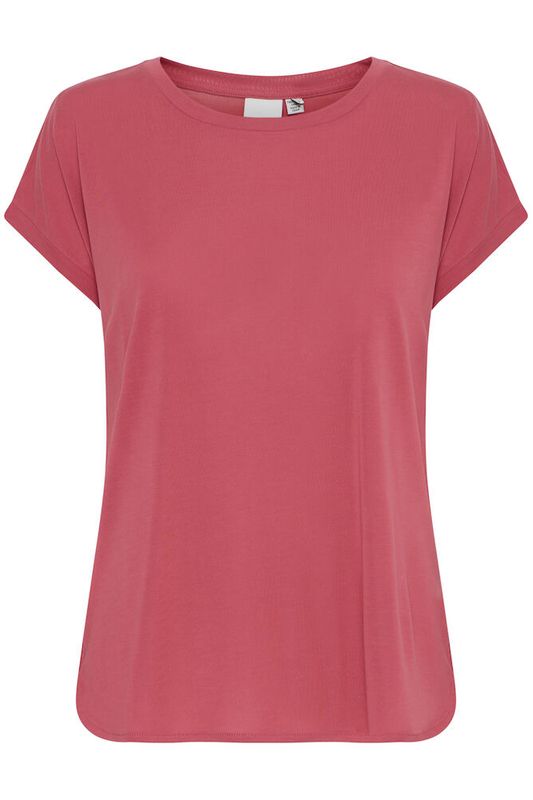 Ichi SS4 T-shirt Holly Berry Red