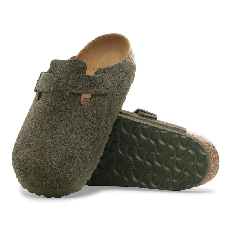 Birkenstock Boston Thyme semsket skinn normal