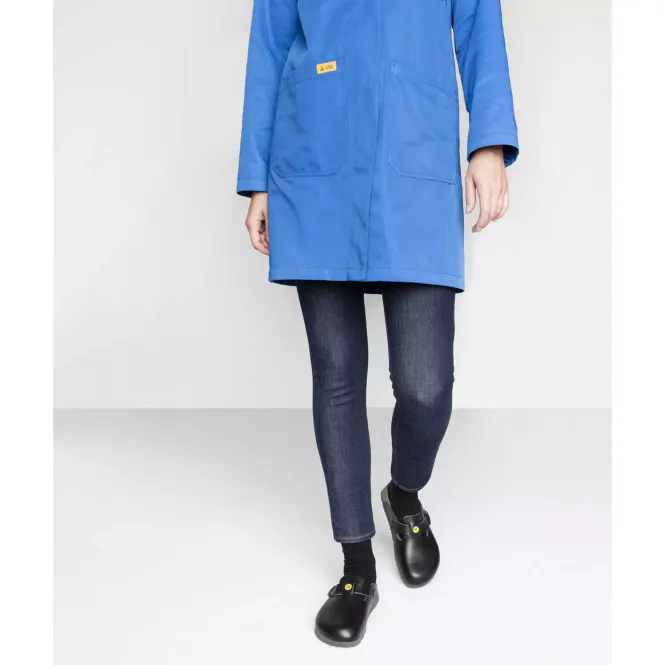 Hovedbilde Birkenstock Boston ESD skinn svart smal