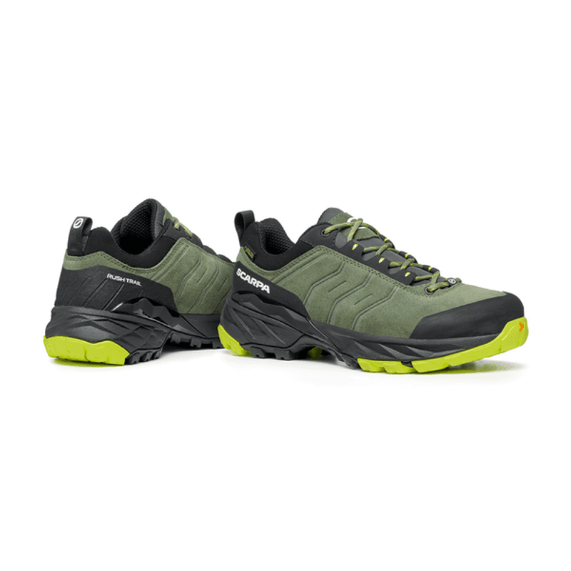 Scarpa Rush Trail GTX Dame Birch-Sunny lime