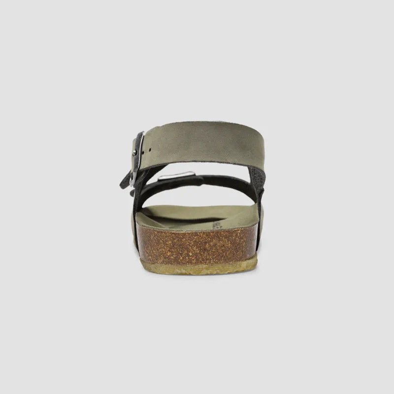 New Movements Everyday Strappy sandal Olive vegan