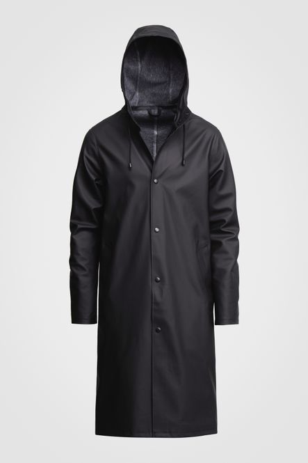 Hovedbilde Stutterheim Stockholm Lang regnjakke svart unisex