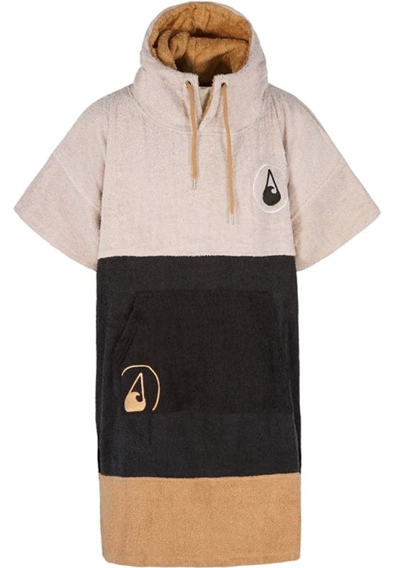 Poncho Håndkle Soul beige/svart M
