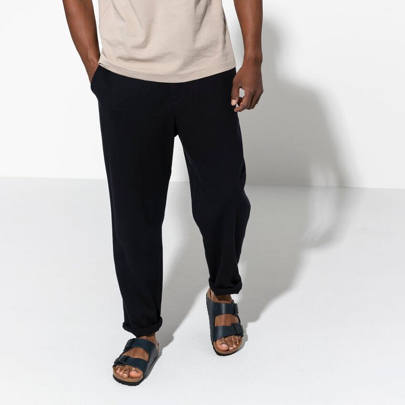Birkenstock Arizona Blå skinn smal