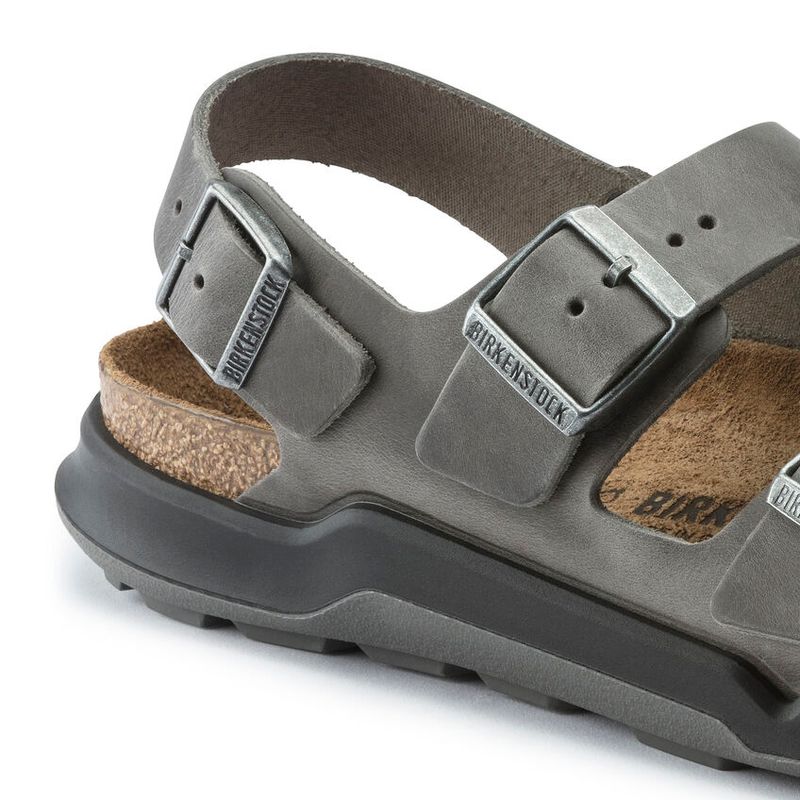 Birkenstock Milano CT Cross Track Iron oljet skinn normal